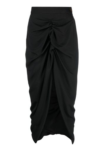 Vivienne Westwood gathered-detail high-waist skirt - Schwarz