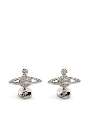 Vivienne Westwood Mini Bas Relief orb cufflinks - Silber