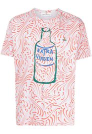 Vivienne Westwood T-Shirt mit grafischem Print - Violett