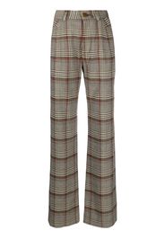 Vivienne Westwood straight-leg plaid trousers - Braun