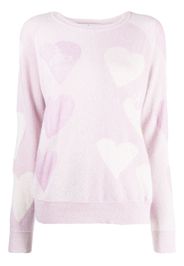 Vivienne Westwood heart-motif crew-neck sweatshirt - Nude