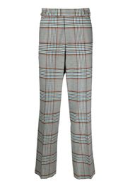 Vivienne Westwood plaid-check pattern straight-leg trousers - Blau