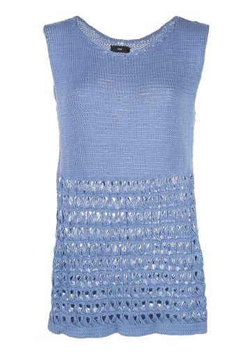 VOZ Gestricktes Top - Blau