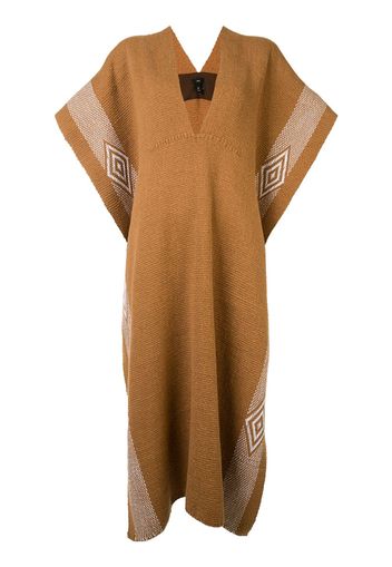 VOZ 'Diamante' Poncho - Braun