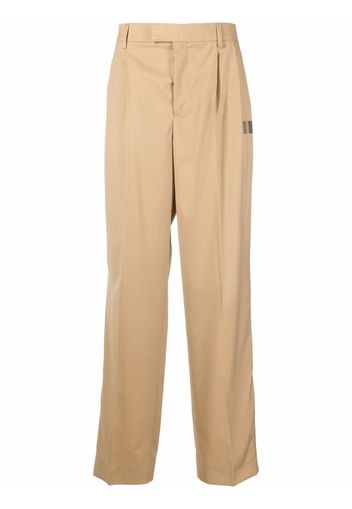 VTMNTS loose fit wool trousers - Nude