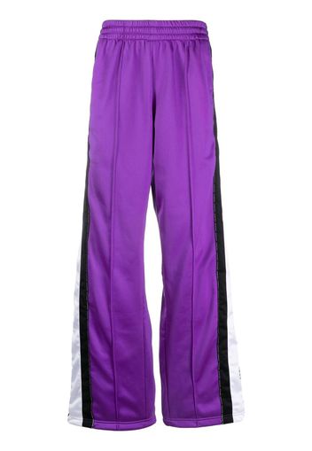 VTMNTS side stripe-detail trousers - Violett