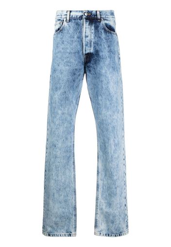 VTMNTS acid-wash denim jeans - Blau