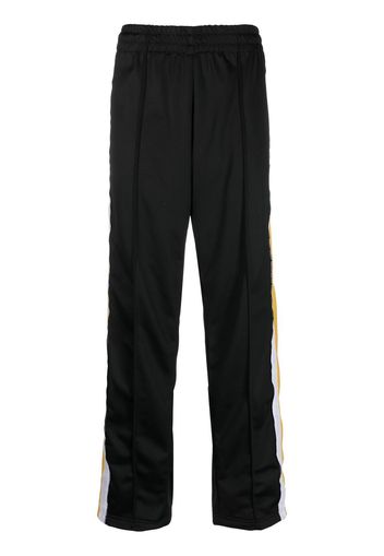 VTMNTS striped straight-leg track pants - Schwarz