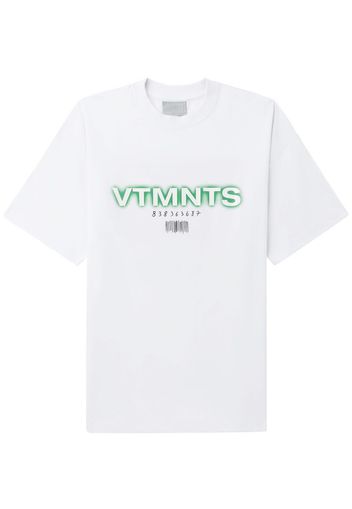 VTMNTS T-Shirt mit grafischem Print - Weiß