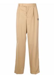 VTMNTS loose fit wool trousers - Nude