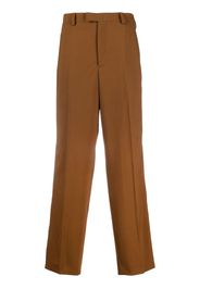 VTMNTS ankle-zip tailored trousers - Braun