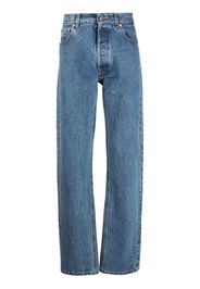 VTMNTS high-waisted cotton jeans - Blau