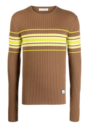 Wales Bonner Show striped jumper - Braun