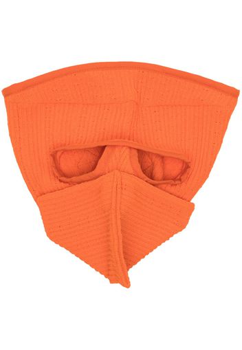 Walter Van Beirendonck ribbed-knit balaclava - Orange