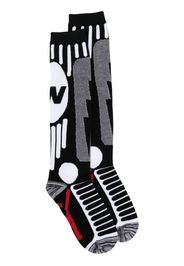 Walter Van Beirendonck graphic-print cotton-blend socks - Schwarz