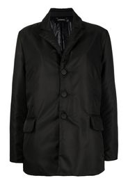 Wandering blazer puffer jacket - Schwarz