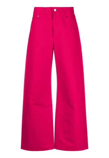 Wandler straight-leg cotton trousers - Rosa