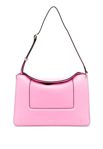 Wandler leather logo-print shoulder-bag - Rosa