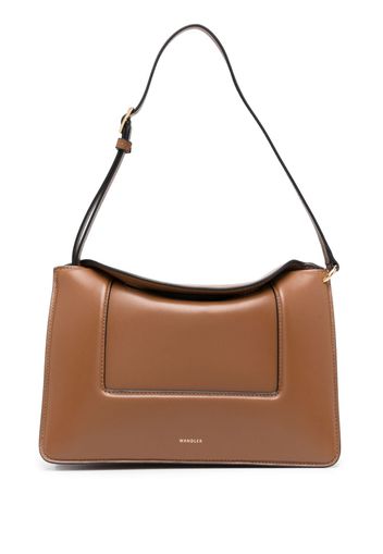 Wandler Penelope leather shoulder bag - Braun