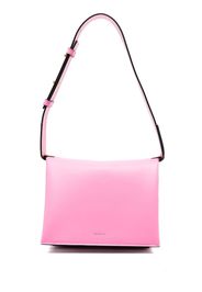 Wandler logo-detail leather shoulder bag - Rosa