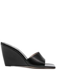 Wandler Gaia 85mm wedge mules - Schwarz