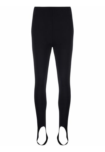 WARDROBE.NYC high-neck stirrup leggings - Schwarz