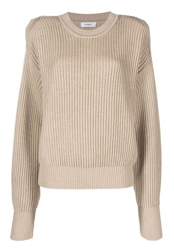 WARDROBE.NYC ribbed-knit jumper - Nude