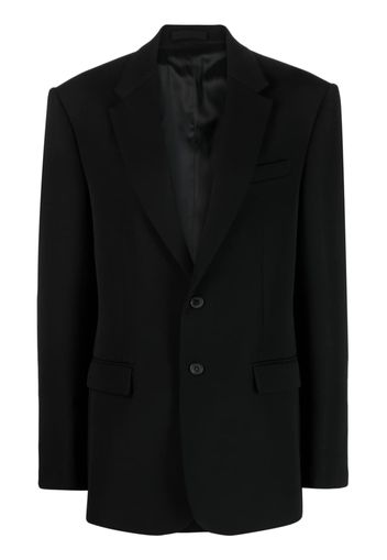 WARDROBE.NYC relaxed-fit single-breasted blazer - Schwarz