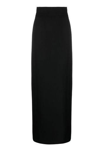 WARDROBE.NYC Column high-waist wool skirt - Schwarz