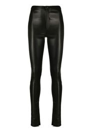 WARDROBE.NYC skinny leather trousers - Schwarz