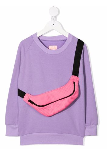 WAUW CAPOW by BANGBANG Candy Carrier Sweatshirt - Violett