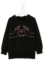 WAUW CAPOW by BANGBANG 'Love' Sweatshirt - Schwarz