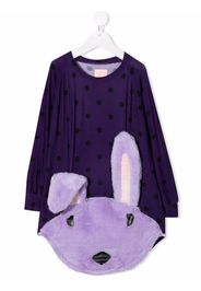 WAUW CAPOW by BANGBANG Bun Bun Kleid mit Polka Dots - Violett