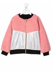 WAUW CAPOW by BANGBANG Bomberjacke mit Faux Shearling - Rosa