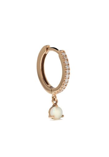 White Bird 18kt 'Ada' Rotgoldohrring mit Diamant - PINK