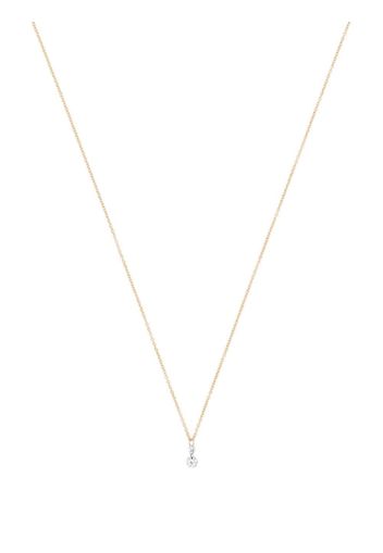 White Bird 18kt Gelbgoldhalskette mit Diamanten