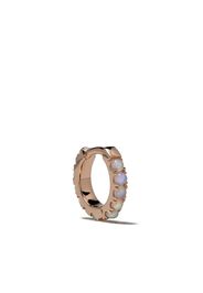 White Bird 18kt Rotgoldcreole mit Opal - ROSE GOLD