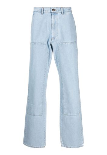 Winnie NY patch-detail bootcut jeans - Blau