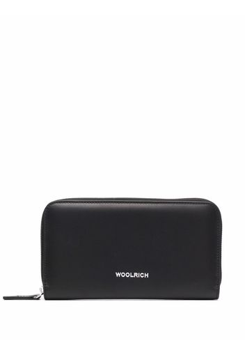 Woolrich Portemonnaie mit Logo-Print - Schwarz