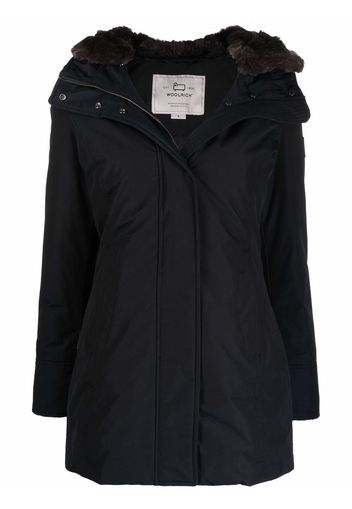 Woolrich fitted hooded parka - Blau