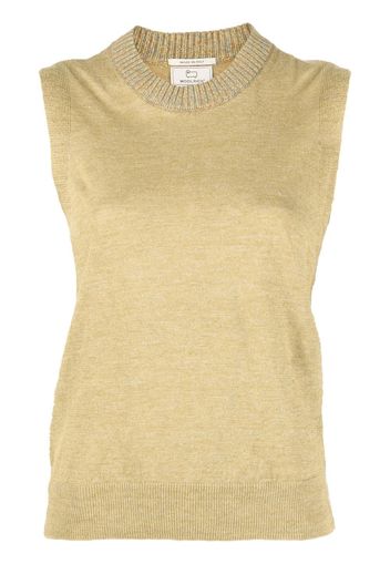 Woolrich knitted sleeveless linen top - Grün