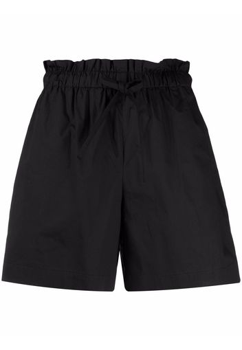 Woolrich paperbag-waist drawstring shorts - Schwarz