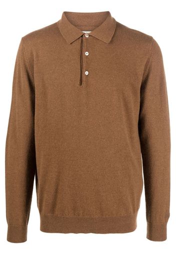 Woolrich Luxe cashmere polo jumper - Braun