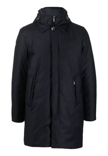 Woolrich padded hooded parka coat - Blau