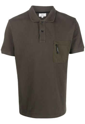 Woolrich chest-pocket polo shirt - Grün