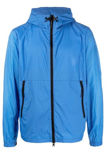 Woolrich Windbreaker mit Kapuze - Blau