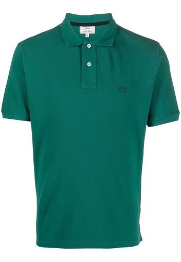 Woolrich logo-patch polo shirt - Grün