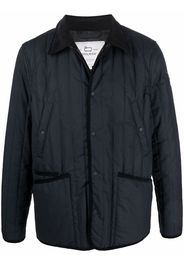 Woolrich x British Millerain Barrier quilted shirt jacket - 3989 MELTON BLUE