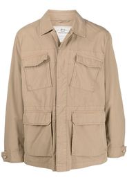 Woolrich Crew Field cotton jacket - Braun