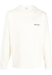 Woolrich logo-print cotton T-shirt - Nude